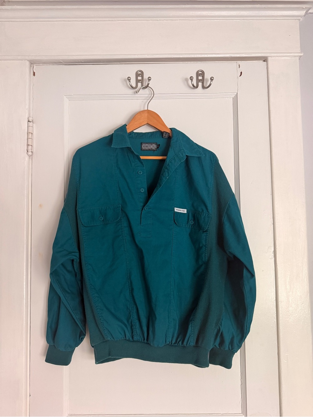 Members Only Teal Pullover (Vintage)